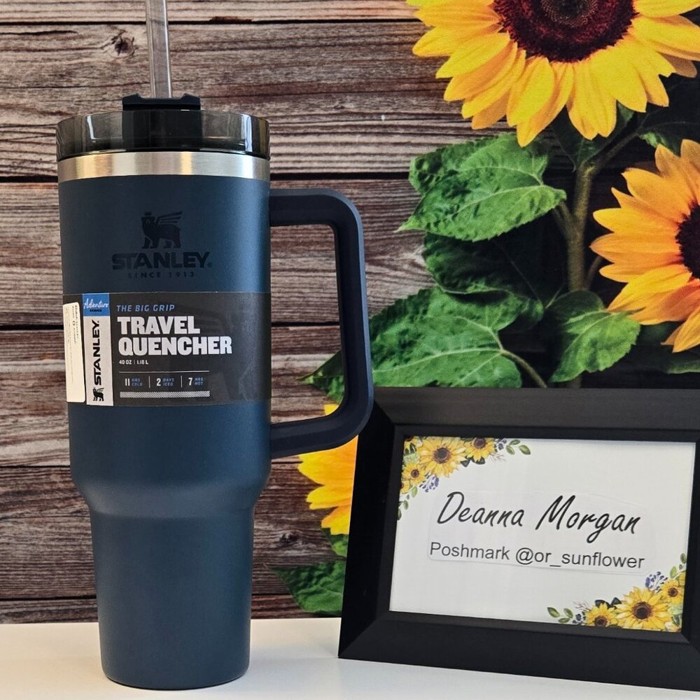 ABYSS (Overseas - RARE) - 40oz Stanley Adventure Quencher Travel Tumbler 💙💙